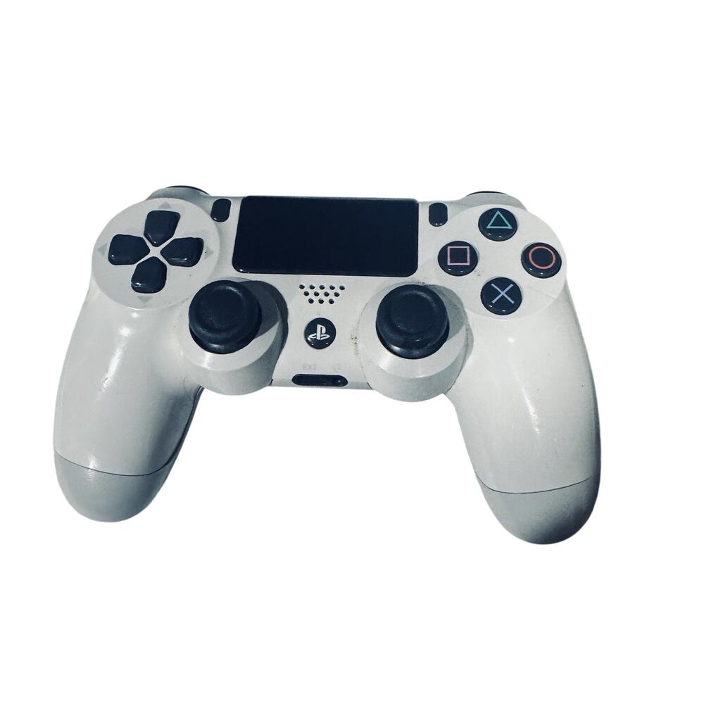 Sony Playstation 4 PS4 DualShock Wireless Controller White Tested Working